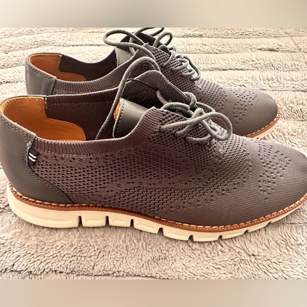 Nautica Grey men’s Oxfords size 10 - Picture 2 of 2